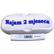 Najam digitalne vage za bebe - 2 mjeseca